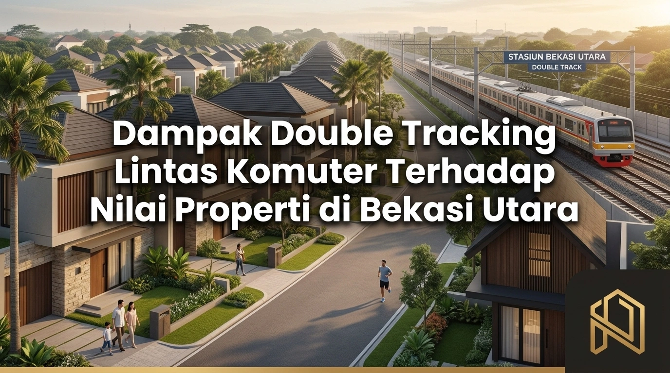 dampak double track krl terhadap nilai properti di bekasi utara