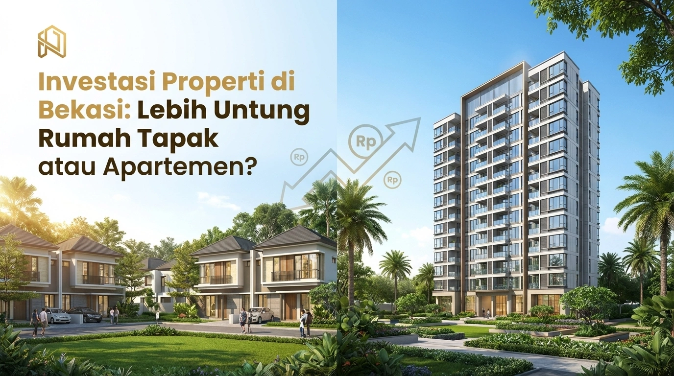 investasi properti di bekasi lebih cuan rumah tapak atau apartemen?