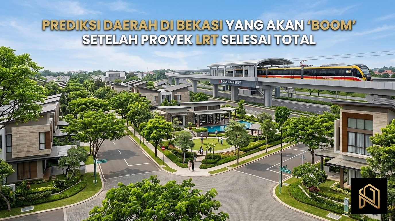 prediksi area di bekasi yang bakal booming setelah proyek lrt rampung total