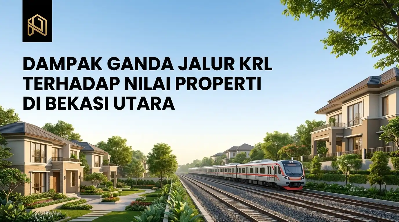 dampak double track krl terhadap nilai properti di bekasi utara