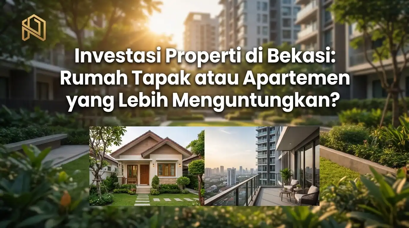 investasi properti di bekasi lebih cuan rumah tapak atau apartemen?