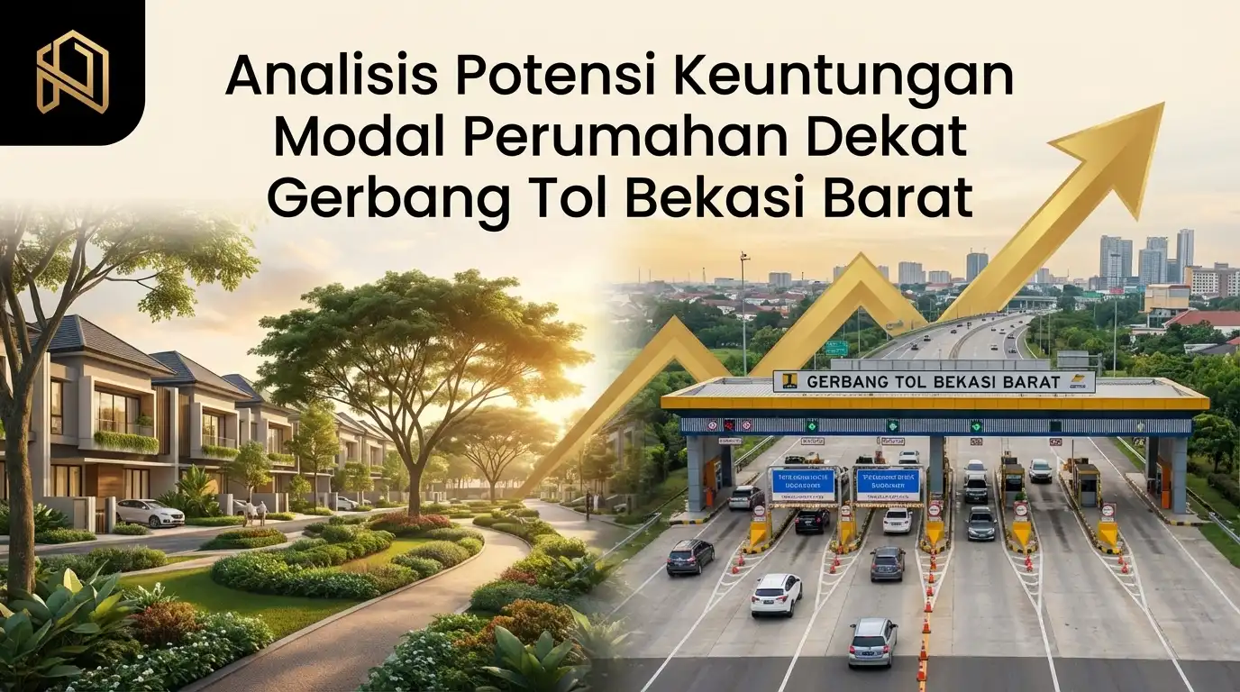 membedah potensi capital gain perumahan dekat pintu tol bekasi barat