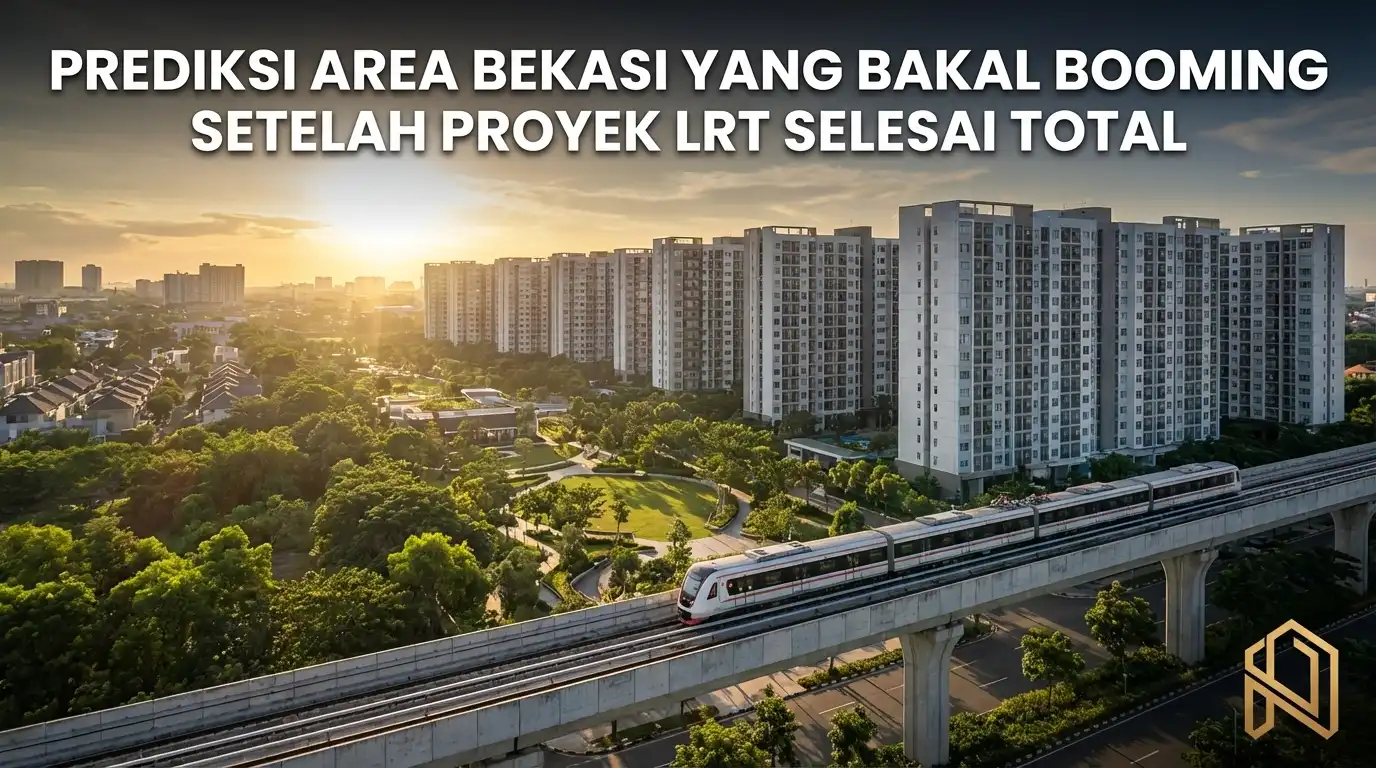 prediksi area di bekasi yang bakal booming setelah proyek lrt rampung total