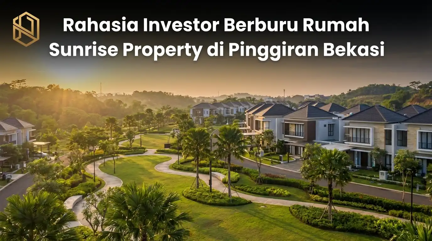 rahasia para investor memburu rumah sunrise property di pinggiran kota bekasi