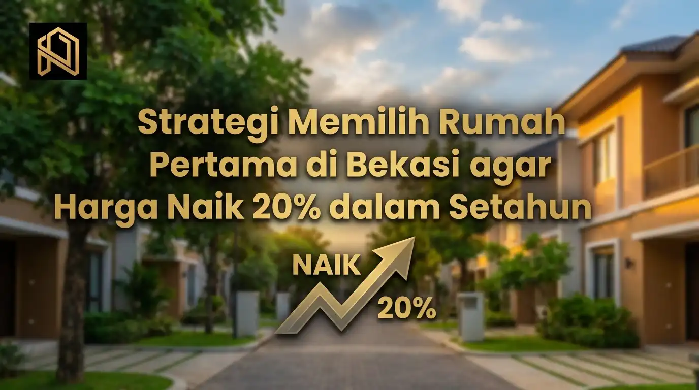 strategi memilih rumah pertama di bekasi agar harganya naik 20% dalam setahun