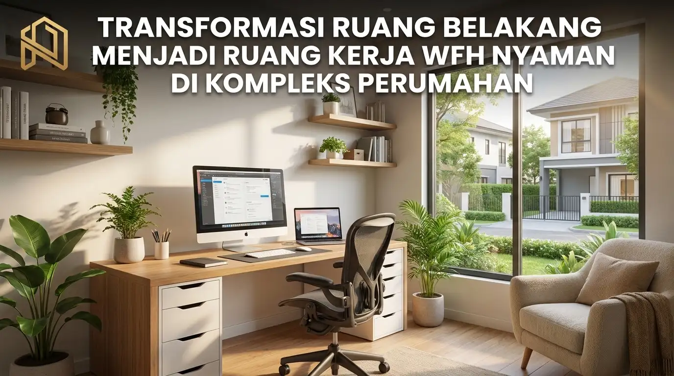 Mengubah Kamar Belakang Menjadi Ruang Kerja WFH yang Nyaman di Perumahan