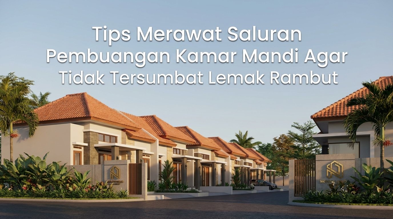 saluran kamar mandi tersumbat oleh gumpalan rambut