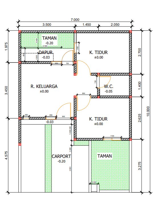 Denah Rumah Achieva Milenial