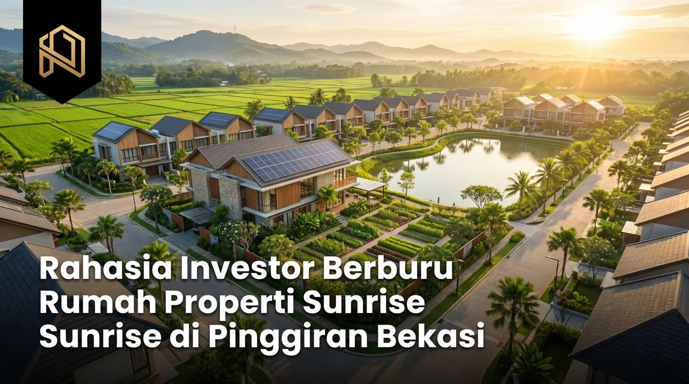 rahasia para investor memburu rumah sunrise property di pinggiran bekasi